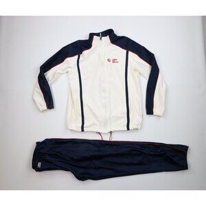 Vintage Rukka Mens Size 40 2 Piece Gore Windstopper Motorcycle Riding Suit White